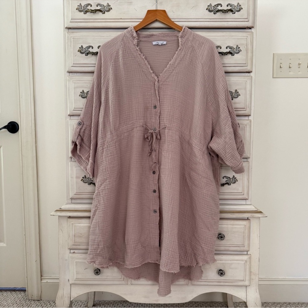 Vici Mauve Long Sleeve Dress